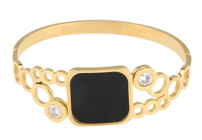 Beautiful gold and stone studded office wear bracelet