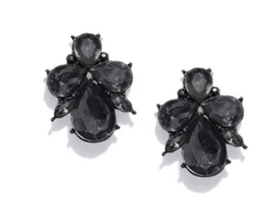 Black Stone work earrings for work