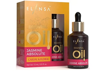 Elansa 100% Pure Jasmine Absolute Essential Oil