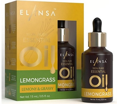 Elansa Pure Lemongrass Essential Oil