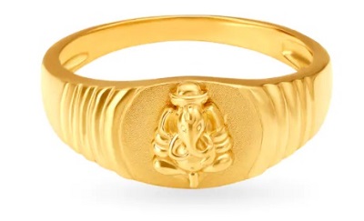 Men’s Simple Ring With Ganesha Pattern