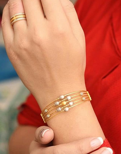 Multi layered thick bracelet bangle for office