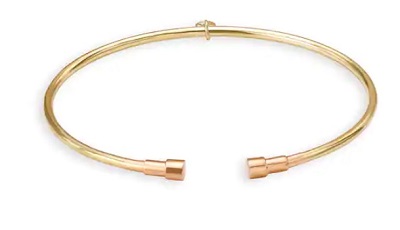 Simple gold bracelet for women for office