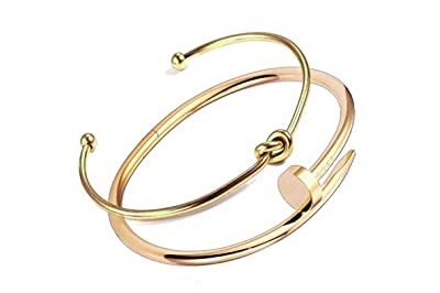 Stackable double bracelet style for office