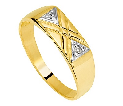 Stylish White Gold 22 Carat Pattern For Men’s Ring