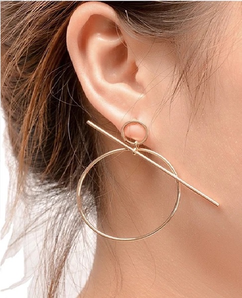 Stylish hoop earrings for women for office