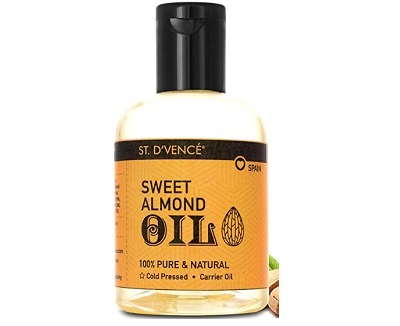 St. D'VENCE Pure Sweet Almond Cold Pressed Carrier Oil
