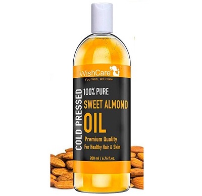 WishCare Pure Cold Pressed Sweet Almond Oil 