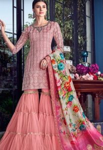 Latest 45 Sharara Suit Designs For Women (2022)
