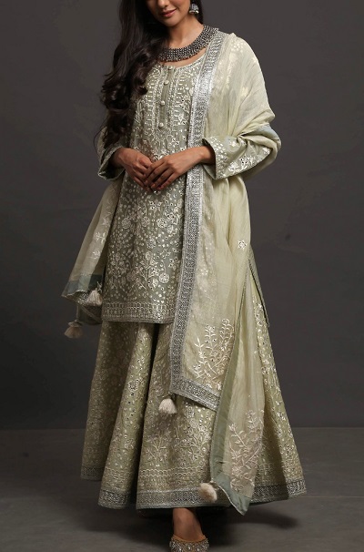 Designer Sharara Suit Stylish Pattern For Weddings