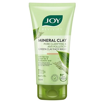 Joy Revivify Mineral Clay Face Wash for oily skin and pores