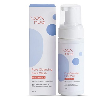 Nua Pore Cleansing Foaming Face Wash for large pores