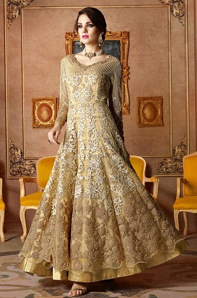 Party Wear Long Anarkali Suit For Women