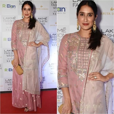 Beautiful Pink Salwar Suit Set in Silk Fabric