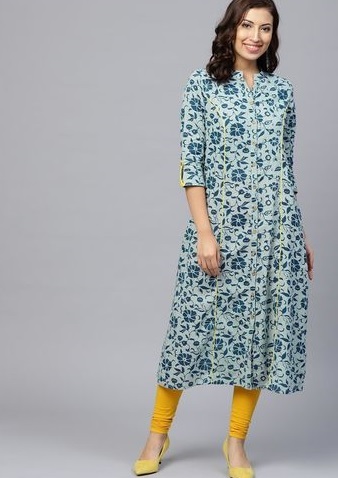 Designer umbrella Kurti in cotton fabric for women