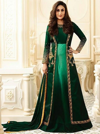 Full length Anarkali style salwar suit for women