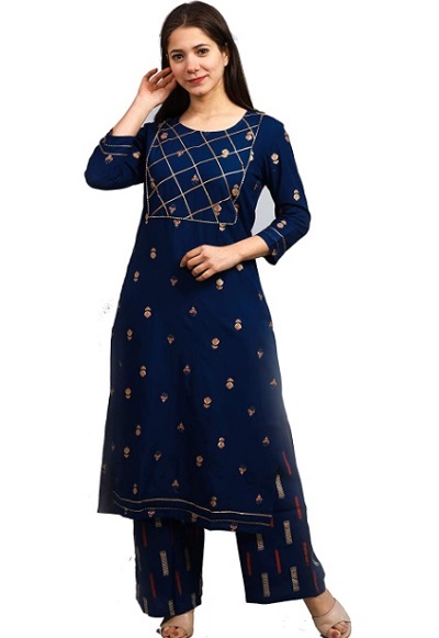 Gota Patti Work Festival Wear Kurta Palazzo