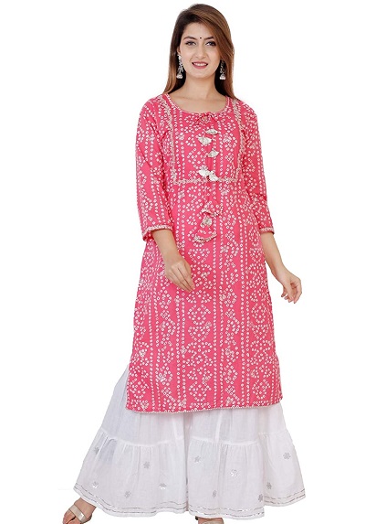 Printed stylish designer kurti For Festive look