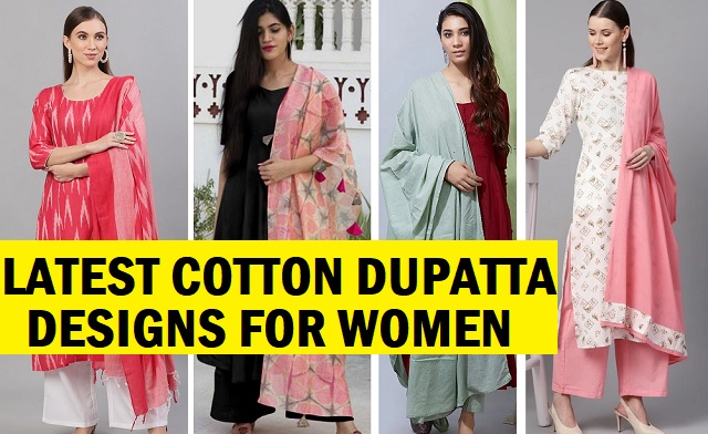 latest dupatta designs 2021