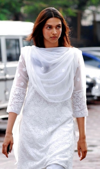Cotton Chikankari Work Suit Salwar Dupatta Set