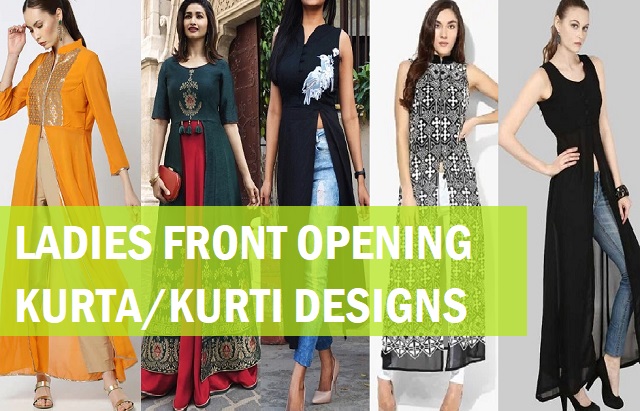 Long Kurti With Front Cut Arihant Ladies Kurtis, Size: M