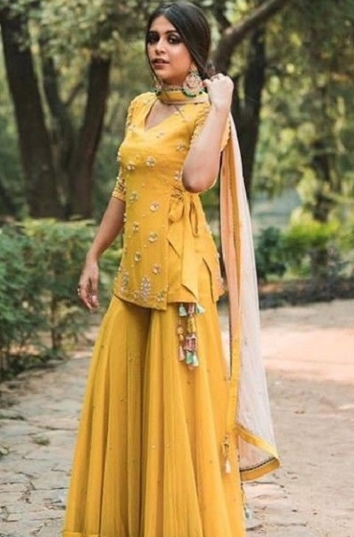 Full Length Anarkali Dress With Button Placket