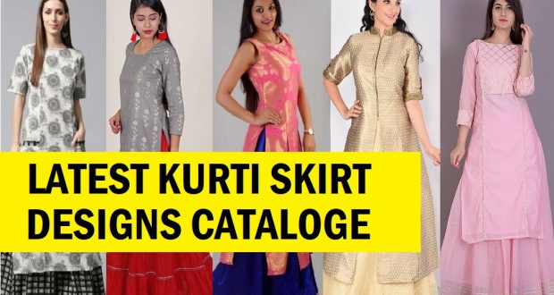 Latest 50 Kurti Skirt Designs And Patterns (2022) - Tips and Beauty