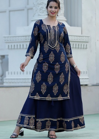Kurtas Sets With Skirts - Buy Kurtas Sets With Skirts online in India