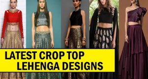 crop top lehenga designs