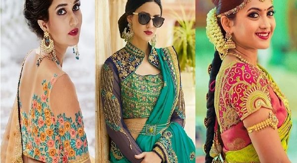 Latest 40 Heavy Embroidered Blouse Designs (2022) - Tips and Beauty