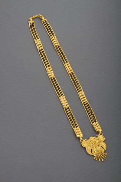 Heavy Gold Only 30 Gram Long Chain Mangalsutra Design