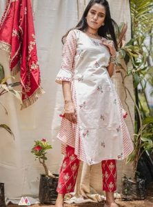 Latest 50 Kurti With Pants For Women (2022) - Tips And Beauty