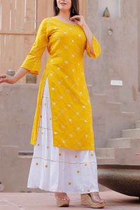 Latest 50 Long Kurta With Skirt Designs and Patterns 2022 - Tips and Beauty