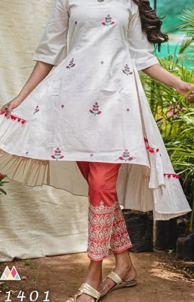 Top 70 kurti with ankle length pants best  thtantai2