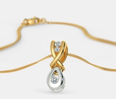 Gold And Diamond Office Jewellery For Women