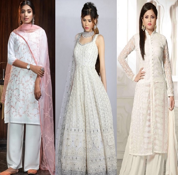 White Salwar Suit Design For Women 