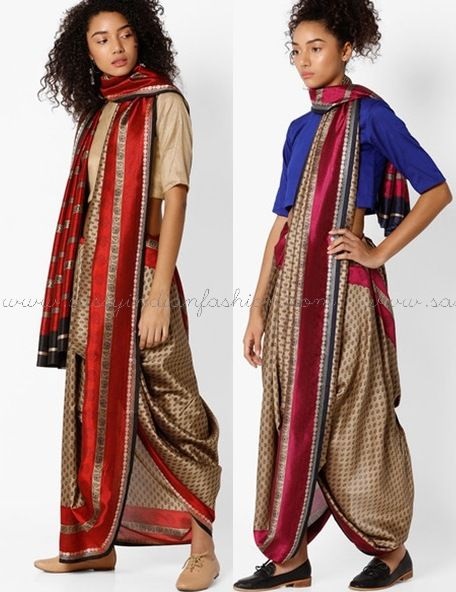 Dhoti saree style of draping
