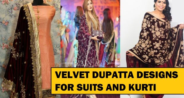 Latest 50 Velvet Dupatta Designs (2022) - Tips and Beauty