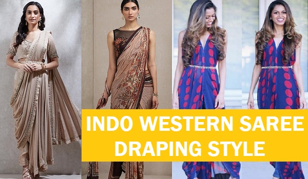 Latest 20 Indo Western Saree Draping Styles (2022)