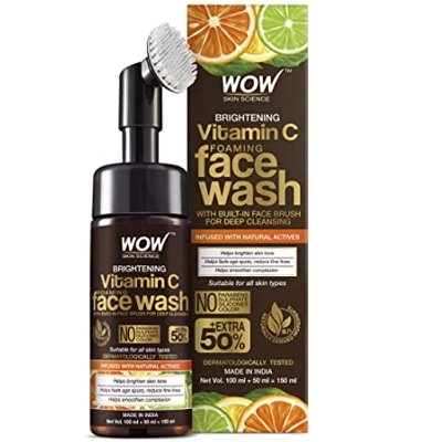 Wow Brightening Vitamin C Face Wash For Dark Spots