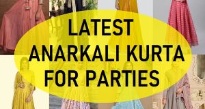 latest anarkali kurti for parties