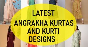 latest angrakha kurti designs