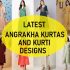 latest angrakha kurti designs