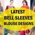 latest bell sleeves blouse designs