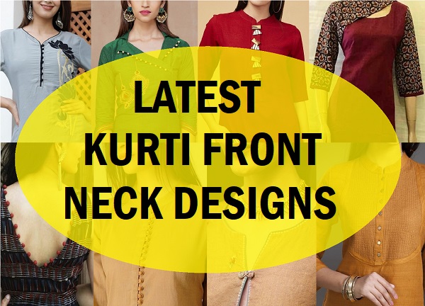Buttons Neck Design for kurti // different types of buttons neck design //  Potli button neck design, - YouTube