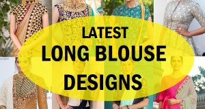 latest long blouse designs