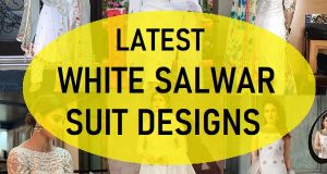 latest white salwar suit designs