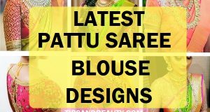 pattu saree blouse designs latest