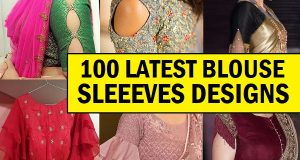 saree blouse sleeves design