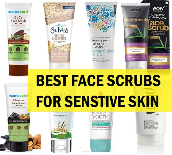 best face scrubs for sensitive skin in india